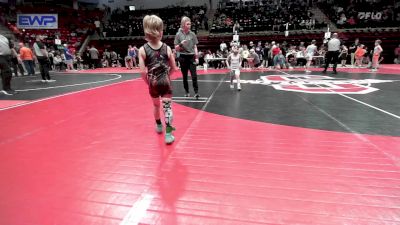 52 lbs Semifinal - Easton Williams, Oklahoma Phantom Wrestling Club(OPWC) vs Barrett Smith, Owasso Takedown Club