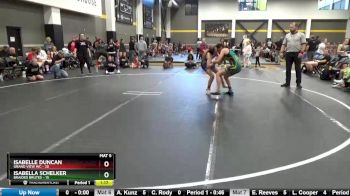 110 lbs Round 2 (4 Team) - Isabelle Duncan, Grand View WC vs Isabella Schelker, Braided Brutes