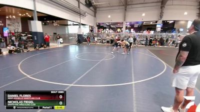 120 lbs 2nd Place Match - Daniel Flores, West Amarillo Wrestling Club vs Nicholas Fiegel, Grapevine Wrestling Club