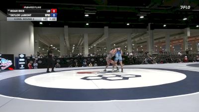 Cons. Round 2 - Noah Rice, LAW vs Taylor LaMont, West Point Wrestling Club