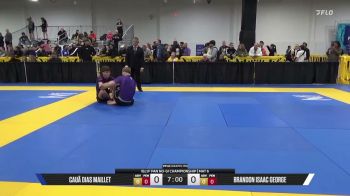 Brandon Isaac George vs Cauã Dias Maillet 2026 Pan IBJJF Jiu-Jitsu No-Gi Championship