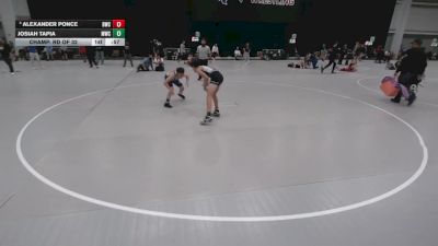 110 lbs Champ. Rd Of 32 - Josiah Tapia, Moline Wrestling Club vs Alexander Ponce, Bulldog Wrestling Club