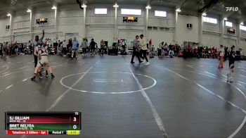 72 lbs Round 5 (10 Team) - SJ Gilliam, NOVA WC vs Bret Relyea, Brawler Elite