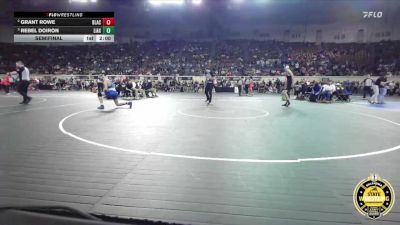 B3A-150 lbs Semifinal - Rebel Doiron, Little Axe vs Grant Rowe, Blackwell