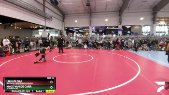 61 lbs Quarterfinal - Liam Olivas, NXT Level Wrestling Academy vs Knox Van De Carr, 3F Wrestling