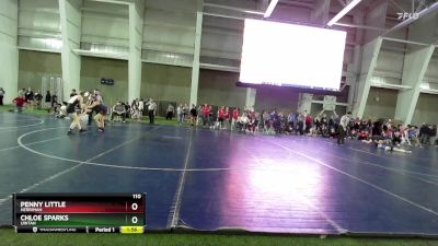 110 lbs Cons. Round 2 - Chloe Sparks, Uintah vs Penny Little, Herriman