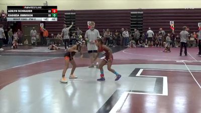 PW-2 lbs 1st Place Match - Kasseia Jimmison, Hammerin Hawks vs Adilyn Schrader, Hammerin Hawks