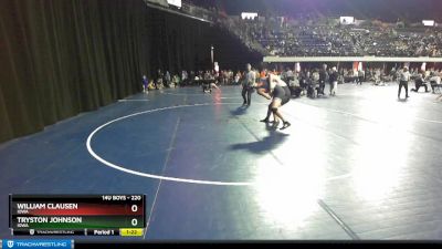 220 lbs Round 2 - William Clausen, Iowa vs Tryston Johnson, Iowa