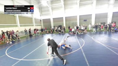 92 lbs 3rd Place Match - Jaxten Tracy, Aviator Wrestling Academy vs Lawson Cochran, Uintah Wrestling