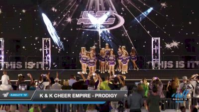 K & K Cheer Empire - Prodigy [2022 L2 Junior - Medium Day 1] 2022 The U.S. Finals: Mesa