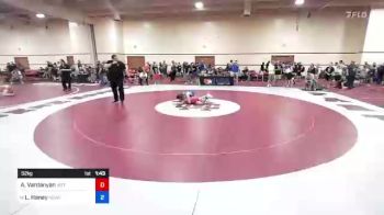 52 kg Cons 16 #2 - Arno Vardanyan, International Sport Union (ISU) vs Logan Haney, Howe Wrestling School, LLC