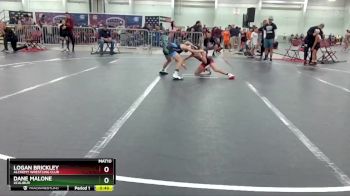 80 lbs 3rd Place Match - Dane Malone, Xcalibur vs Logan Brickley, Alchemy Wrestling Club