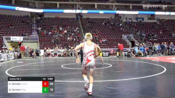 138 lbs Consolation - Dalton Gimbor, Hamburg Area Hs vs Garet Connor, Forest Hills Hs