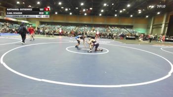 138 lbs Consi Of 16 #1 - Nathaniel Gutierrez, Yerington vs Cael Staggs, McQueen