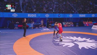 70 kg Qualif. - Sanzhar Doszhanov, Kazakhstan vs Eugine Osale Omulule, Kenya