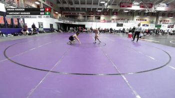 125 lbs Champ. Round 2 - Anthony Hughes, Marian University (IN) vs Amari Harden, Campbellsville (Ky.)