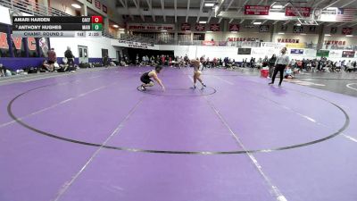125 lbs Champ. Round 2 - Anthony Hughes, Marian University (IN) vs Amari Harden, Campbellsville (Ky.)