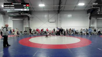 65 lbs Rr Rnd 3 - Bentley Corn, Guerrilla Wrestling Academy ES vs Carson Vance, Morris Fitness Black ES