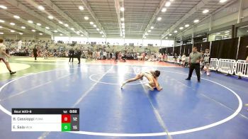 112 lbs Quarterfinal - Bruno Cassioppi, POWA vs Evan Sala, Micky's Maniacs Blue