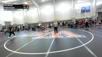 106 lbs Champ. Round 3 - Ryker Nillson, Lone Peak vs Cole Miller, West