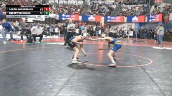 A - 110 lbs Cons. Round 1 - Andrew Ruckman, Fergus (Lewistown) vs Corbin Wissenbach, Libby / Troy