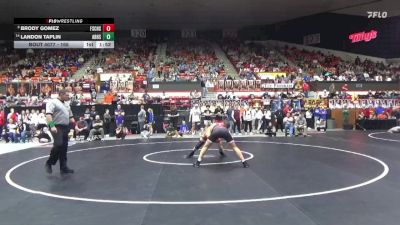 165 lbs Champ. Round 1 - Brody Gomez, Fort Scott Hs vs Landon Taplin, Abilene Hs