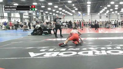152 lbs Round Of 32 - Ryan Dietrick, TN vs Austin Owen, AL