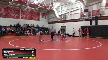 JV-31 lbs Round 2 - Maci Stoner, Mount Vernon vs Bryn Wiley, Wapello