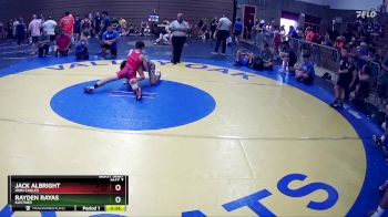 125 lbs Cons. Round 2 - Jack Albright, IRON EAGLES vs Rayden Rayas, Kastner