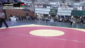 113 lbs Champ. Round 2 - Logan Robbins, Spanish Springs vs Gabriele Baguio, West Hills