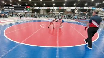 148 lbs Semifinal - Quinn Butler, Lemmon vs Winry Yaggie, Yankton Bucks