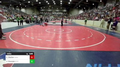 105 lbs Consolation - Charlotte Stollar, Garage Grapplers Wrestling vs Jaylin Duncan, Gilmer Bobcat Wrestling