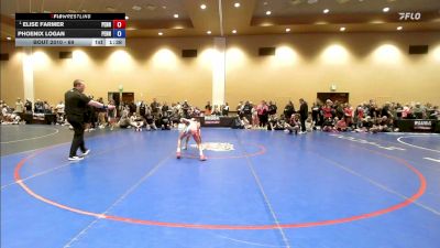 69 lbs Champ. Round 1 - Elise Farmer, Pennsylvania vs Phoenix Logan, Pennsylvania