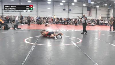 100 lbs Round 4 - 2:15pm Saturday - Myles Terrell, Cali Red vs Silas Stanley, Backyard Brawlers