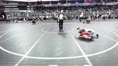 43 lbs Consi Of 8 #2 - Harley D Howell, Henryetta Knights WC vs Keyston White, Hannibal