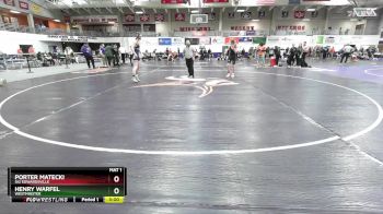 133 lbs Quarterfinal - Porter Matecki, SIU Edwardsville vs Henry Warfel, Westminster