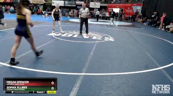 114G Quarterfinal - Megan Spencer, Lathrop Wrestling vs Sophia Ellibee, Colony High School