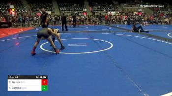 84 lbs Consolation - Cason Wyrick, Threestyle vs Nathan Carrillo, Sunkist Kids/Monster Garage