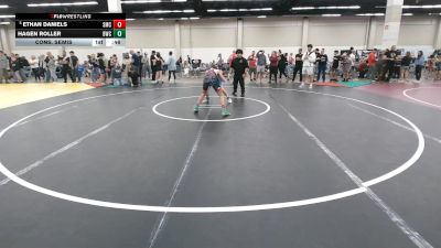 115 lbs Cons. Semis - Hagen Roller, Borger Wrestling Club vs Ethan Daniels, Spartan Mat Club