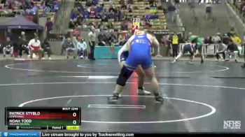 AA 220 lbs Semifinal - Noah Todd, Wilson Central vs Patrick Styblo, Centennial