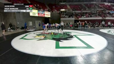 120 lbs Round 1 (16 Team) - Jacob Irvine, Leander vs Kolby Moreland, Azle