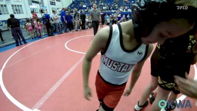 46 lbs Consi Of 16 #1 - Steel Fife, Tecumseh Youth Wrestling vs Ashton Edie, Mustang Bronco Wrestling Club