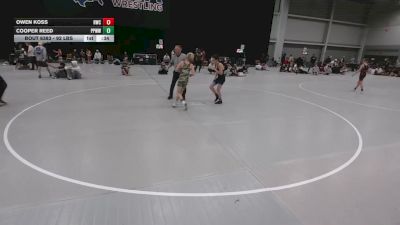 92 lbs Cons. Rd Of 32 - Owen Koss, Raw Wrestling Club vs Cooper Reed, Pikes Peak Warriors Wrestling
