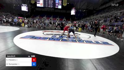 175 lbs Cons 64 #1 - Ethan Flowers, VA vs Dominic Sumpolec, PA