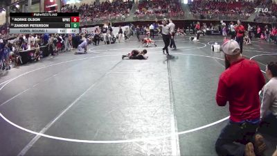 50 lbs Cons. Round 1 - Rorke Olson, West Point Wrestling Club vs Zander Peterson, 2TG