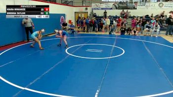 114 lbs Round 2 - Kiara Minjarze, Crismon vs Brenna Taylor, Pima High School