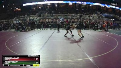 130 lbs Quarterfinal - Ashley Shaw, Chiles vs Gabriela Caro, Douglas