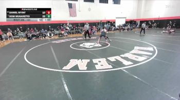 120 lbs Champ. Round 2 - Dom Munaretto, St. Charles (EAST) vs Daniel Myint, Wilmette (LOYOLA)