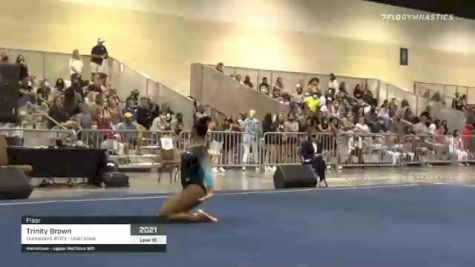 Trinity Brown - Floor, Docksiders #1113 - Utah State - 2021 USA Gymnastics Development Program National Championships
