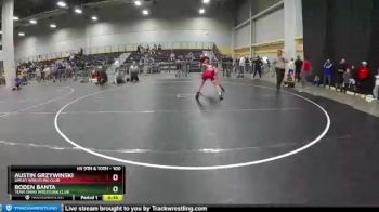 100 lbs Cons. Round 4 - Austin Grzywinski, Simley Wrestling Club vs Boden Banta, Team Idaho Wrestling Club